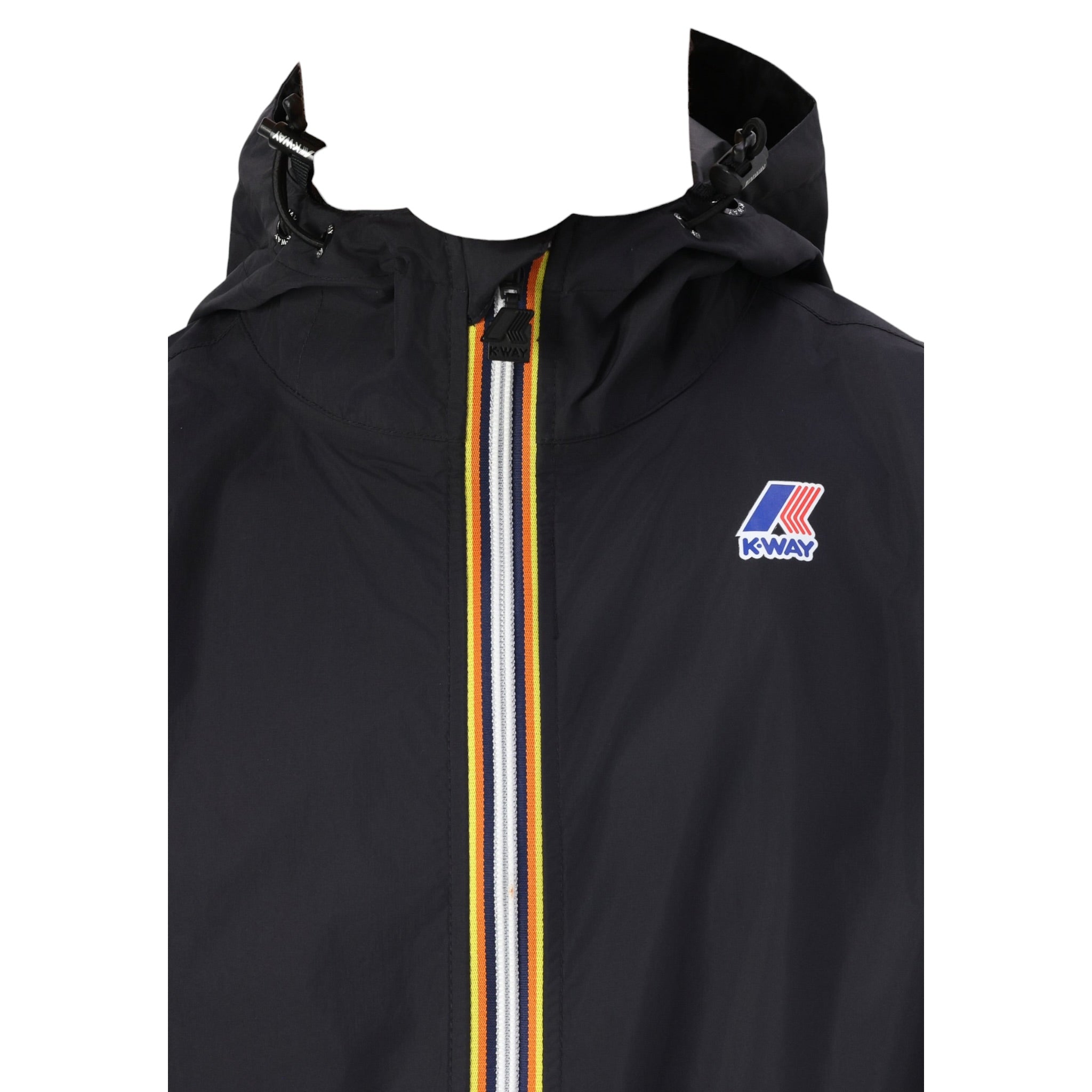 K-Way Giubbino Tinta Unita con Cappuccio per Bambino K61336WOXXXX NERO K-WAY 