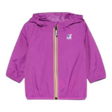 K-Way Giubbino Tinta Unita con Cappuccio per Bambina K61336WW VIOLA K-WAY 