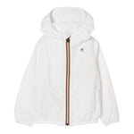 K-Way Giubbino Tinta Unita con Cappuccio per Bambina K61336WXXXX BIANCO K-WAY 