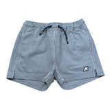 K-Way Costume Bermuda Tinta Unita con Fantasia A Righe per Bambino K71426W BIANCO K-WAY 