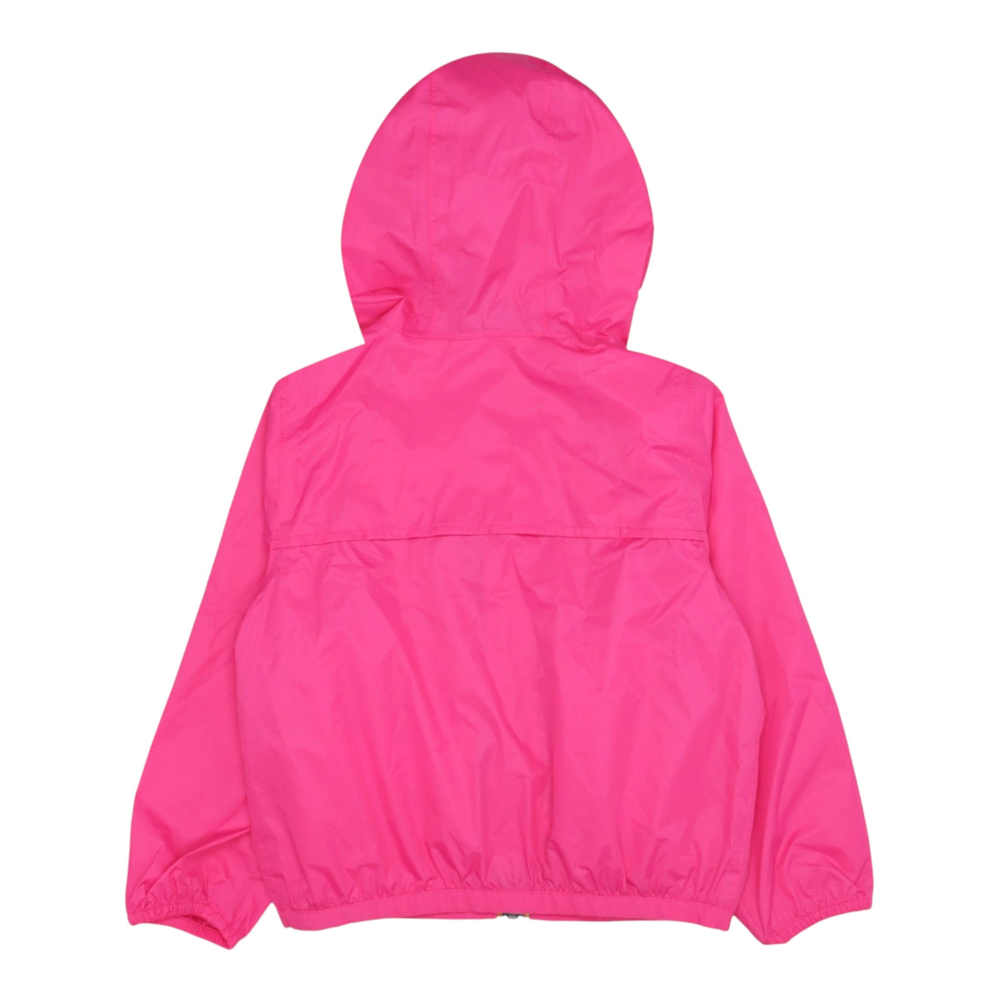 K-Way Giubbino Tinta Unita con Zip E Cappuccio per Bambina K81253W FRAGOLA K-WAY 