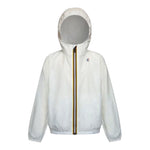 K-Way Giubbino Tinta Unita con Zip E Cappuccio per Bambino K81253WM BIANCO K-WAY 