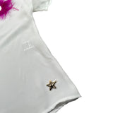Kaos Camicia Mezza Manica Tinta Unita per Bambina KS105 BIANCO KAOS 