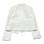 Kaos Giacca Tinta Unita con Applicazione per Bambina KS114 BIANCO KAOS 