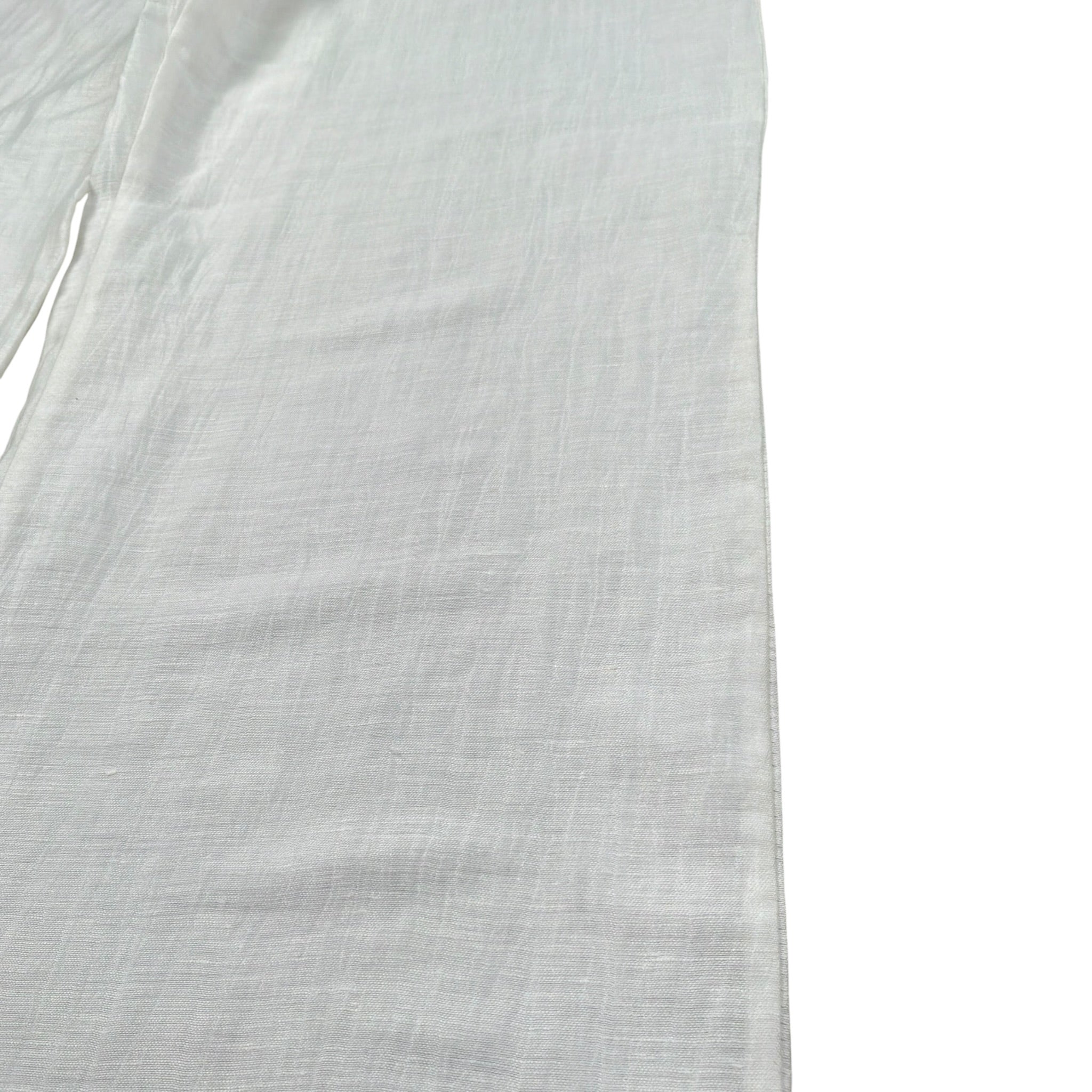 Kaos Pantalone Tinta Unita con Elastico In Vita per Bambina KS201 BIANCO KAOS 