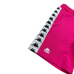 Kappa Short Felpa tinta unita con Profili Logati Fuxia per Bambina 3746PF0003 FUXIA KAPPA 
