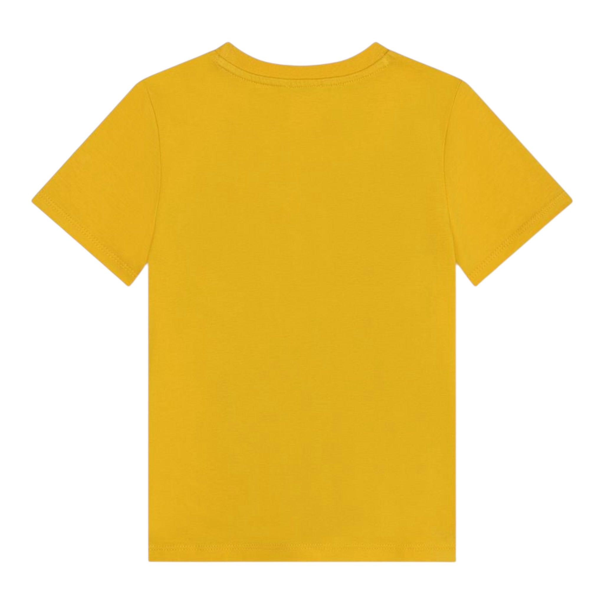 Kenzo T-Shirt Girocollo tinta unita Senape per Bambino K60357 SENAPE KENZO 