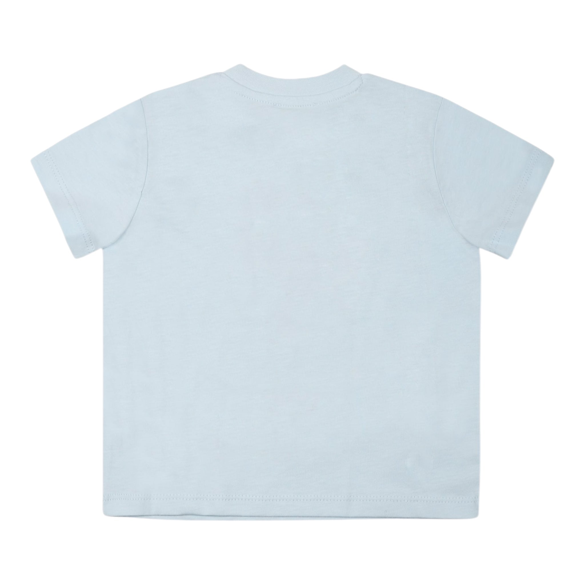 Kenzo T-Shirt Girocollo Tinta Unita con Stampa per Neonato K60977 AZZURRO KENZO 
