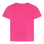 Kenzo T-Shirt Girocollo Tinta Unita con Stampa per Bambina K61054 ROSA KENZO 