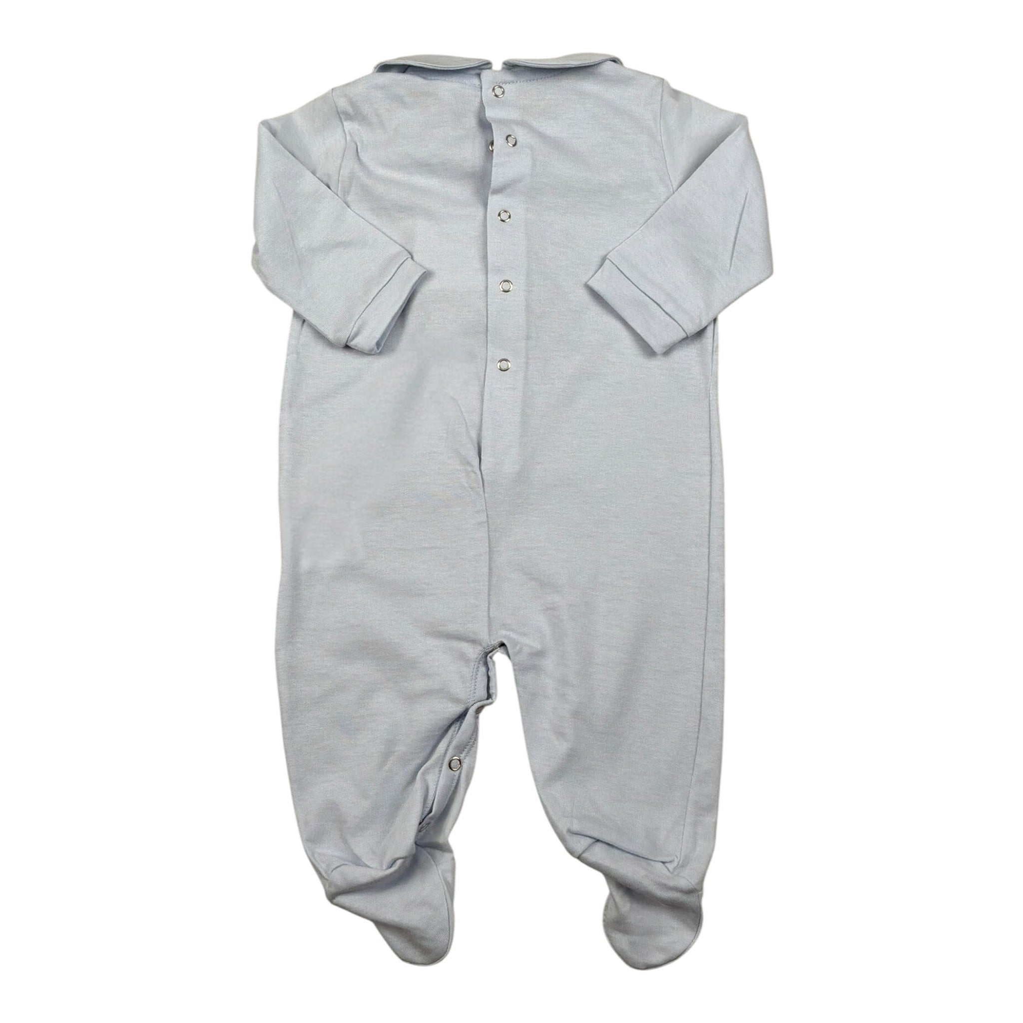 La Perla Tutina tinta unita con Stampa Azzurro per Neonato 73664 AZZURRO LA PERLA 