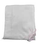 La Stupenderia Coperta tinta unita con Applicazioni Rosa per Neonata TBC050 ROSA LA STUPENDERIA 