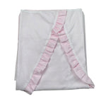 La Stupenderia Coperta tinta unita con Applicazioni Rosa per Neonata TBC050 ROSA LA STUPENDERIA 