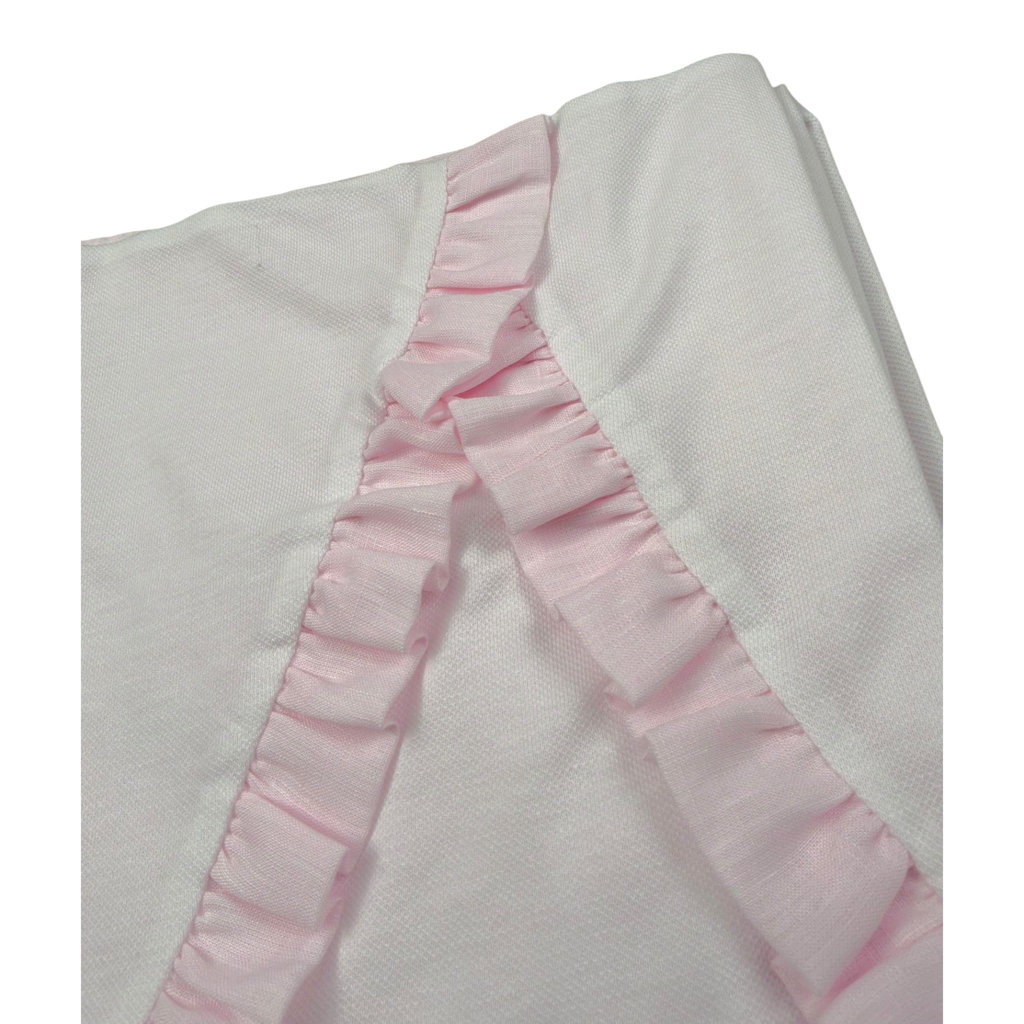 La Stupenderia Coperta tinta unita con Applicazioni Rosa per Neonata TBC050 ROSA LA STUPENDERIA 