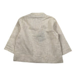 La Stupenderia Camicia tinta unita con Collo Coreano Beige per Neonato TCCM73 BEIGE LA STUPENDERIA 
