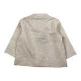 La Stupenderia Camicia tinta unita con Collo Coreano Beige per Neonato TCCM73 BEIGE LA STUPENDERIA 