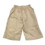 La Stupenderia Bermuda Tinta Unita con Elastico In Vita per Bambino TJBR73 BEIGE LA STUPENDERIA 
