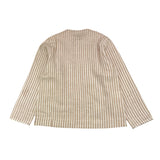 La Stupenderia Camicia Tinta Unita Manica Lunga Fantasia A Righe per Bambino TJCM733 BIANCO LA STUPENDERIA 