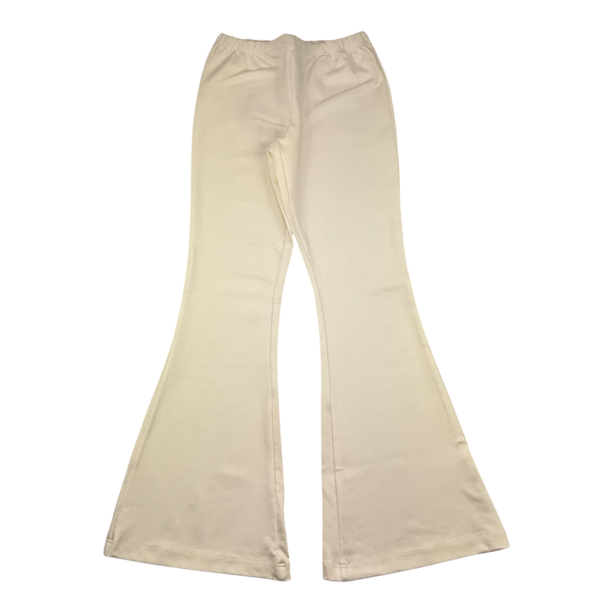 La Stupenderia Pantalone Tinta Unita Modello Zampa per Bambina TJPN72 PANNA LA STUPENDERIA 