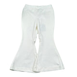 La Stupenderia Pantalone Tinta Unita Modello Zampa per Bambina TJPN72X PANNA LA STUPENDERIA 