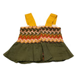 La Stupenderia Top Giromanica Stampa Fantasia per Bambina TJTP92 MULTICOLOR LA STUPENDERIA 