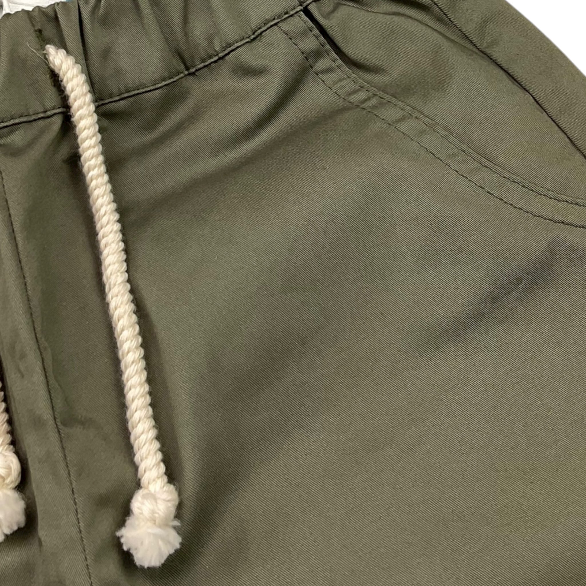 Lalalu' Bermuda Tinta Unita con Elastico In Vita per Bambino BML150PB VERDE LALALU' 