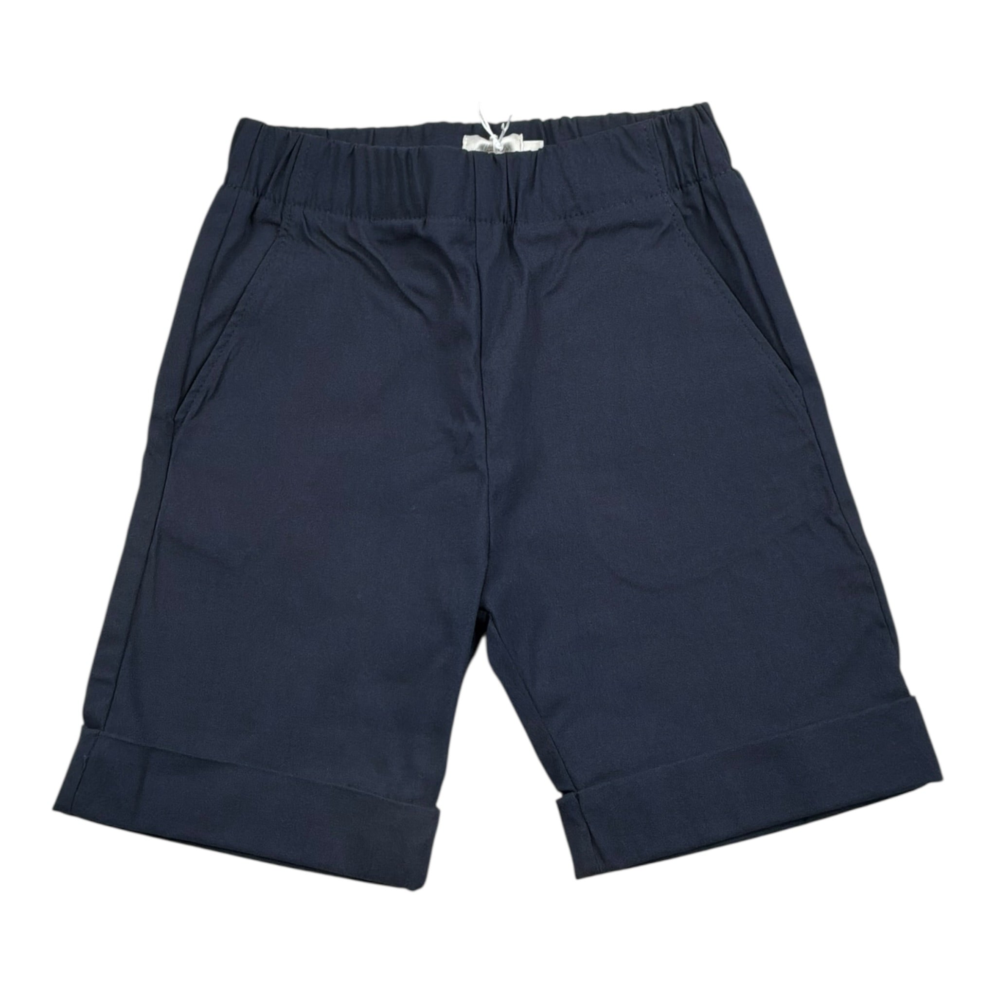 Lalalu' Bermuda tinta unita con Elastico In Vita Blu per Bambino BML360MB BLU LALALU' 