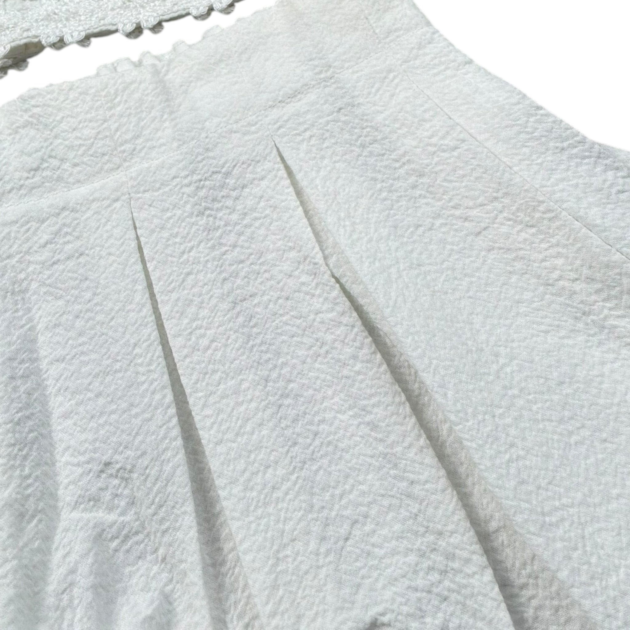 Lalalu' Completo 2 Pezzi T-Shirt-Shorts per Neonata CCTL11P BIANCO LALALU' 