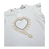 Lalalu' Completo 2 Pezzi T-Shirt-Short Bicolore per Neonata CCTL15P BIANCO/VERDE LALALU' 