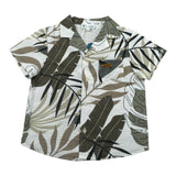 Lalalu' Camicia tinta unita Mezza Manica con Fantasia Bianco per Neonato CML350PBX BIANCO LALALU' 