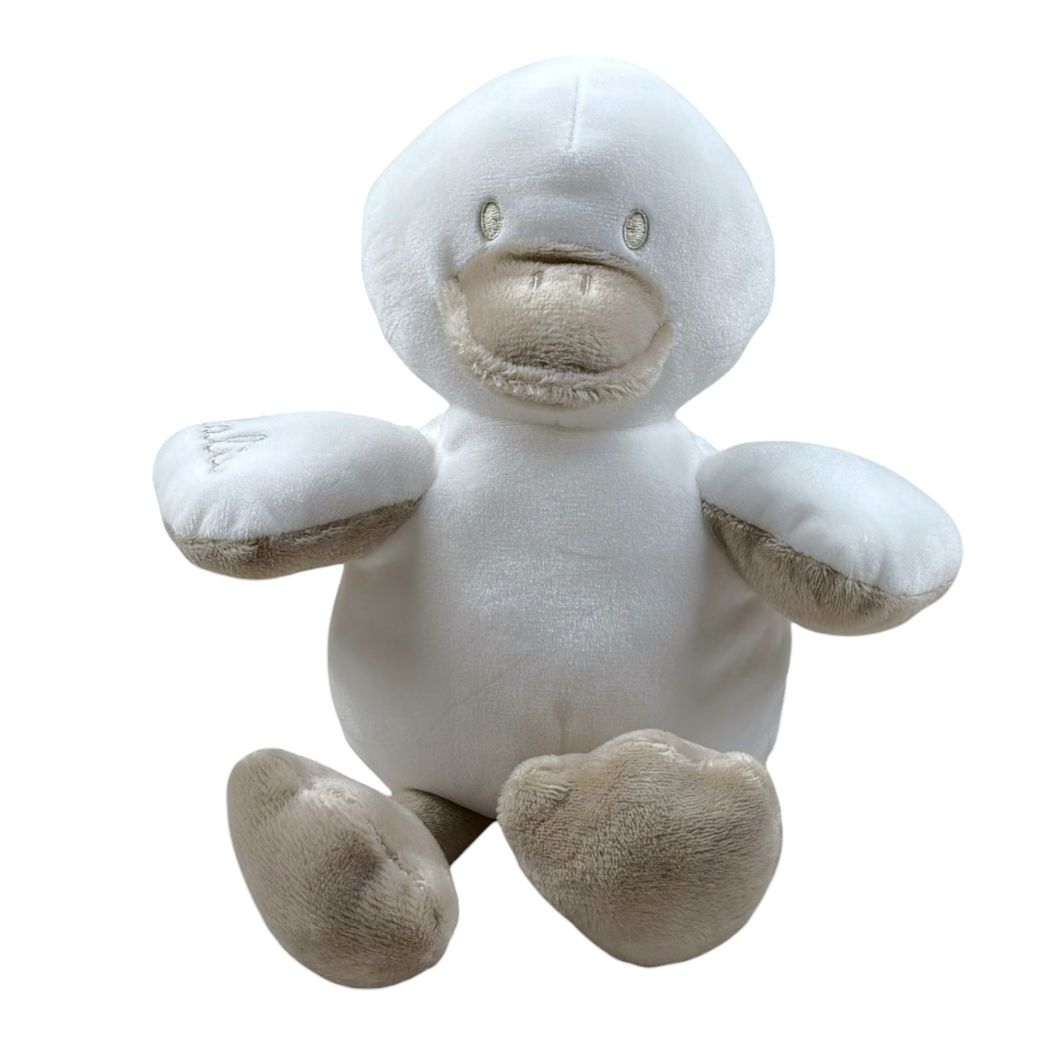 Lalalu' Peluches Tinta Unita Forma Papera per Neonato LU25 BIANCO LALALU' 