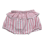 Laranjinha Coulotte Bicolore con Fantasia A Righe per Neonata 92908V5835R57 BIANCO/ROSA LARANJINHA 