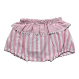 Laranjinha Coulotte Bicolore con Fantasia A Righe per Neonata 92908V5835R57 BIANCO/ROSA LARANJINHA 