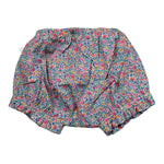 Laranjinha Coulotte Tunta Unita con Stampa Fiori per Neonata 92908V5864R65 BIANCO LARANJINHA 
