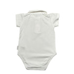 Laranjinha Body Mezza Manica Tinta Unita per Neonato 92951V5809M61 BIANCO LARANJINHA 