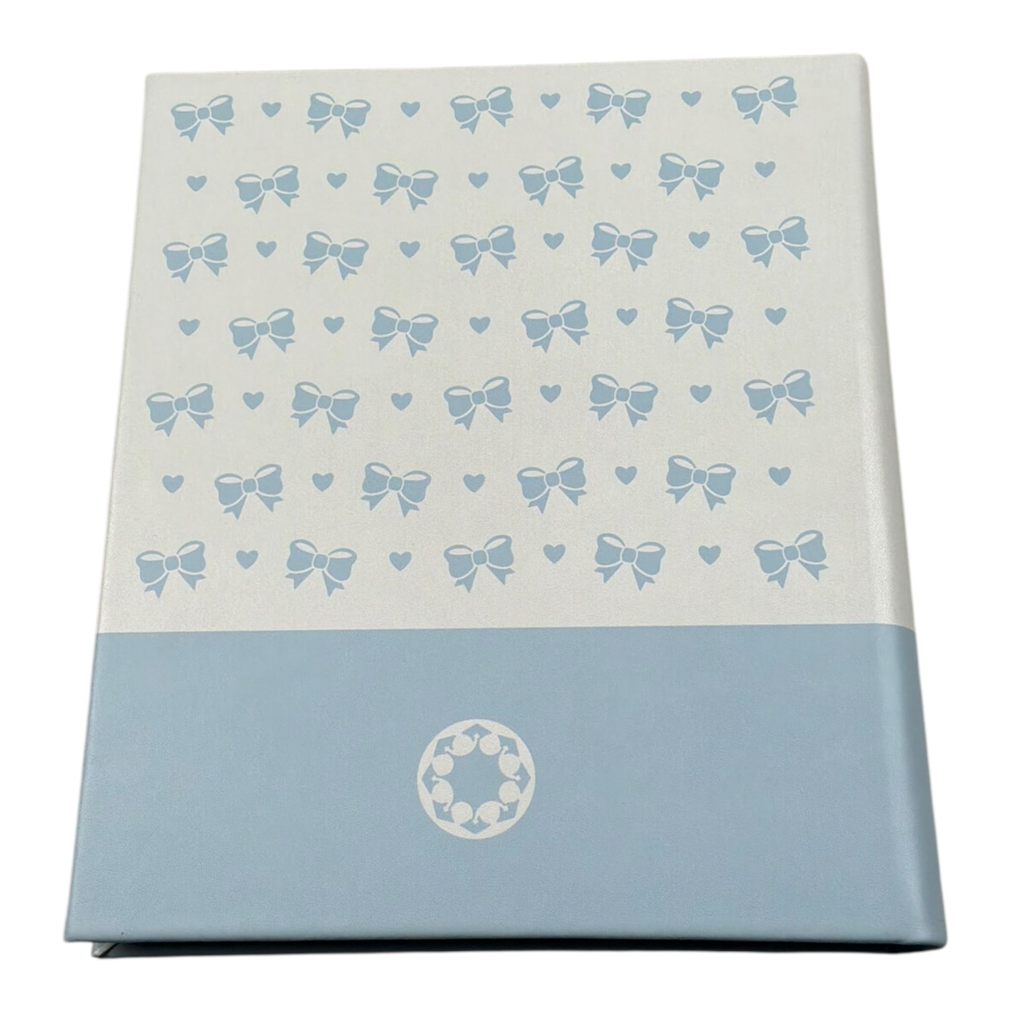 Le Bebe Album Fotografie Bicolore per Neonato LBA002 BIANCO/AZZURRO LE BEBE 