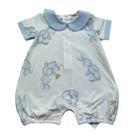 Le Bebe Pagliaccetto Mezza Manica Tinta Unita per Neonato LBB5255 BIANCO LE BEBE 