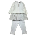 Le Bebe Completo 2 Pezzi Shirt-Leggins per Neonata LBG0367 PANNA LE BEBE 