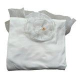 Le Bebe Coperta Tinta Unita con Tulle per Neonata LBG5597 BIANCO LE BEBE 