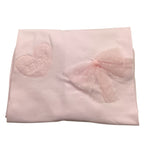 Le Bebe Coperta Tinta Unita con Applicazioni per Neonata LBG5604 ROSA LE BEBE 