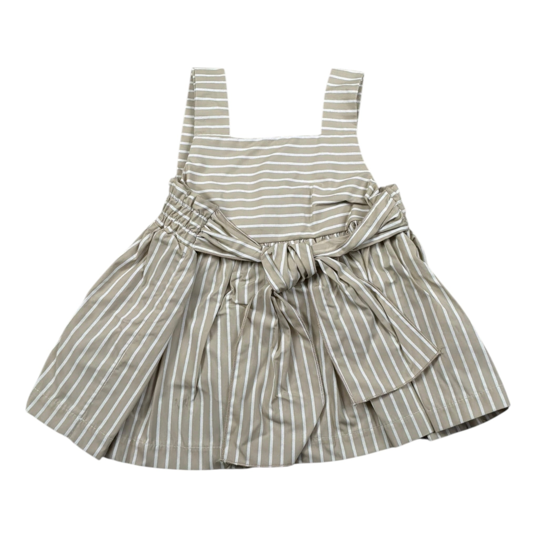 Le Bebe Top Giromanica Tinta Unita Fantasia A Righe per Bambina LBG5820J BEIGE LE BEBE 