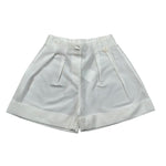 Le Bebe Bermuda Tinta Unita con Elastico In Vita per Neonato LBG5827 PANNA LE BEBE 