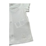 Le Bebe T-Shirt Tinta Unita con Colletto per Neonata LBG5835 BIANCO LE BEBE 