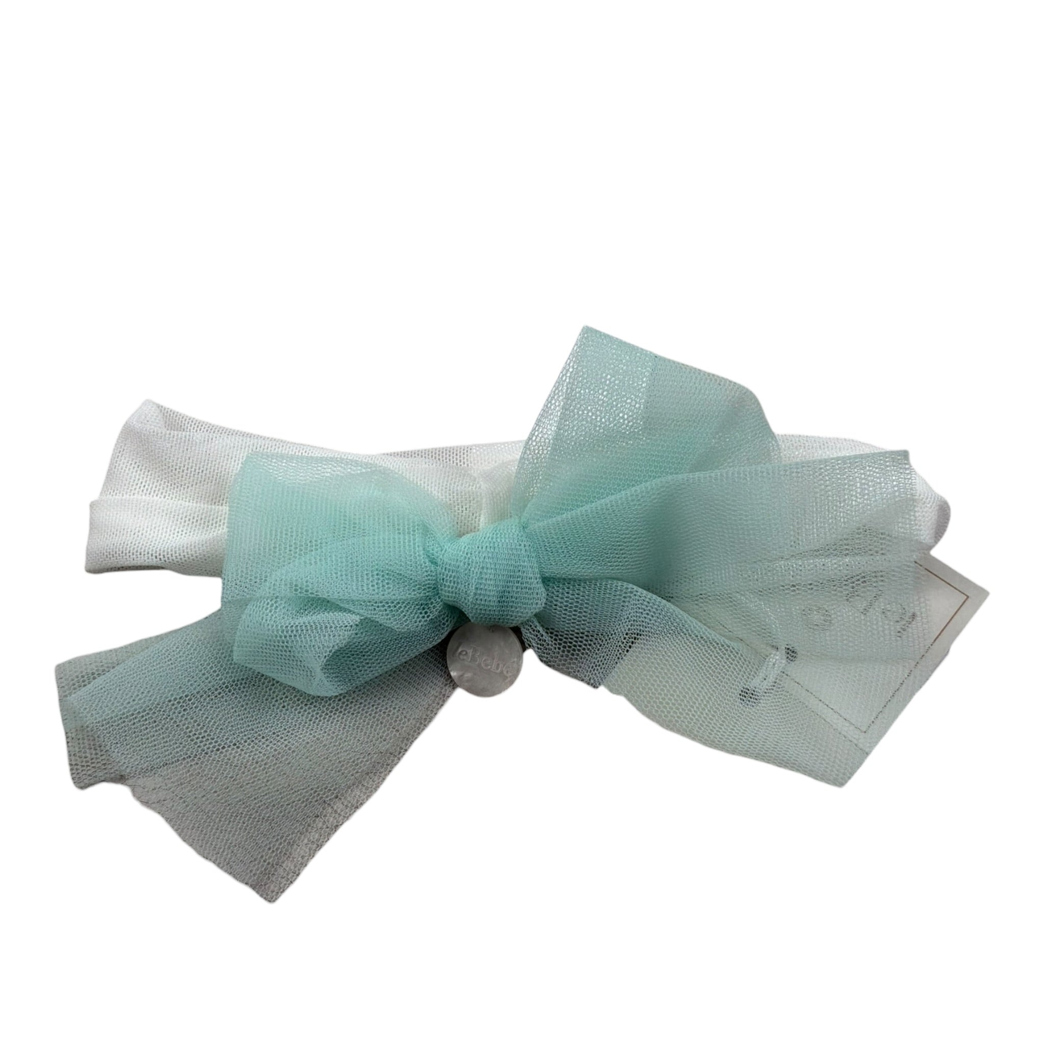 Le Bebe Fascia Capelli Tinta Unita per Neonata LBG5866 BIANCO LE BEBE 