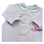 Le Bebe Tutina Manica Lunga Tinta Unita  per Neonata LBG6213 ROSA LE BEBE 