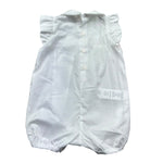 Le Bebe Pagliaccetto Mezza Manica Tinta Unita per Neonata LBG6225 BIANCO LE BEBE 
