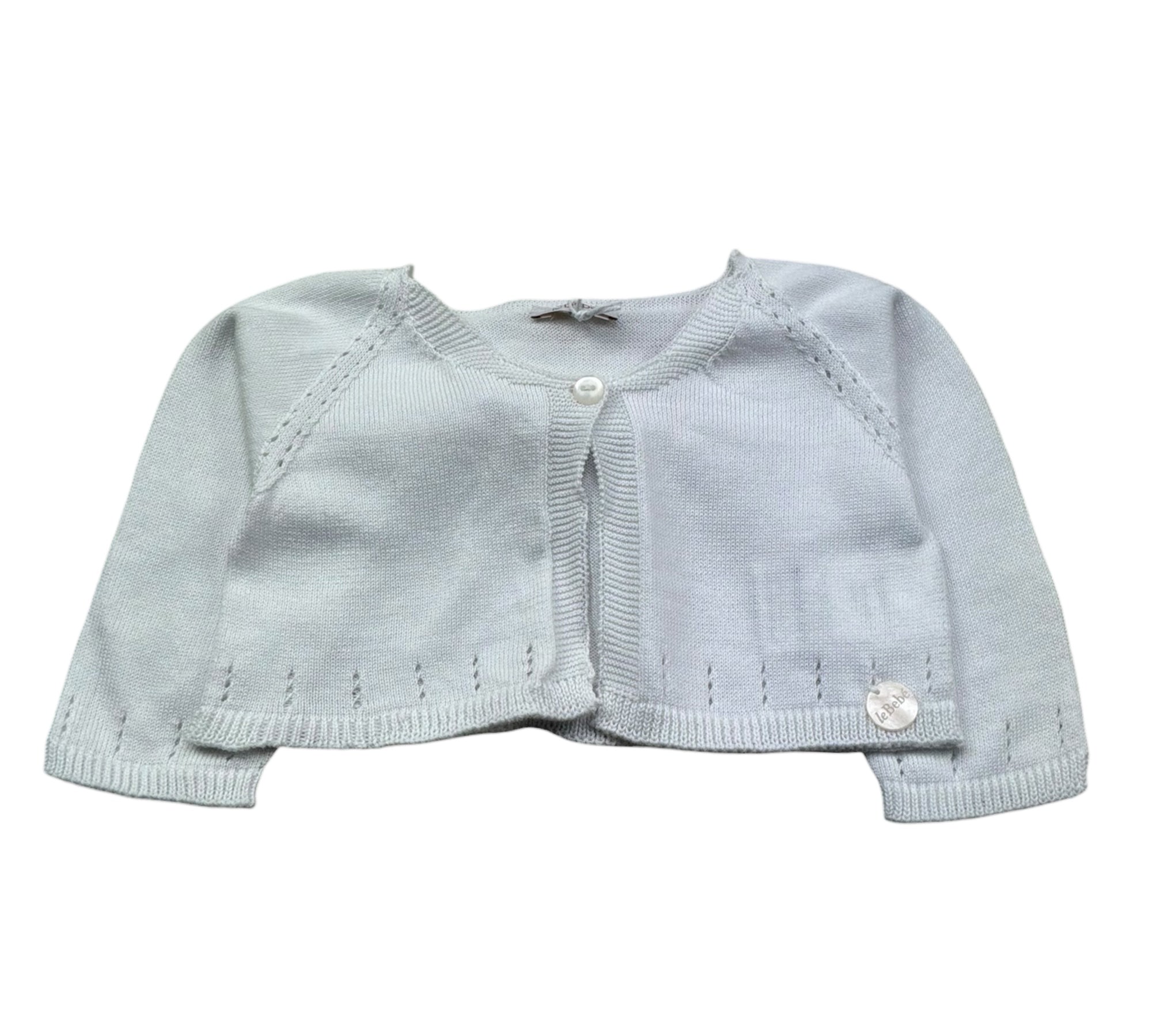 Le Bebe Coprispalle Tinta Unita  per Neonata LBG6326 BIANCO LE BEBE 