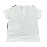 Le Bebe' T-Shirt tinta unita con Gilet Incorporato Bianco per Neonato LBB3553 BIANCO LE BEBE' 