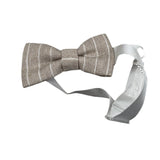 Le Bebe' Papillon tinta unita con Fantasia A Righe Beige per Neonato LBB4483 BEIGE LE BEBE' 