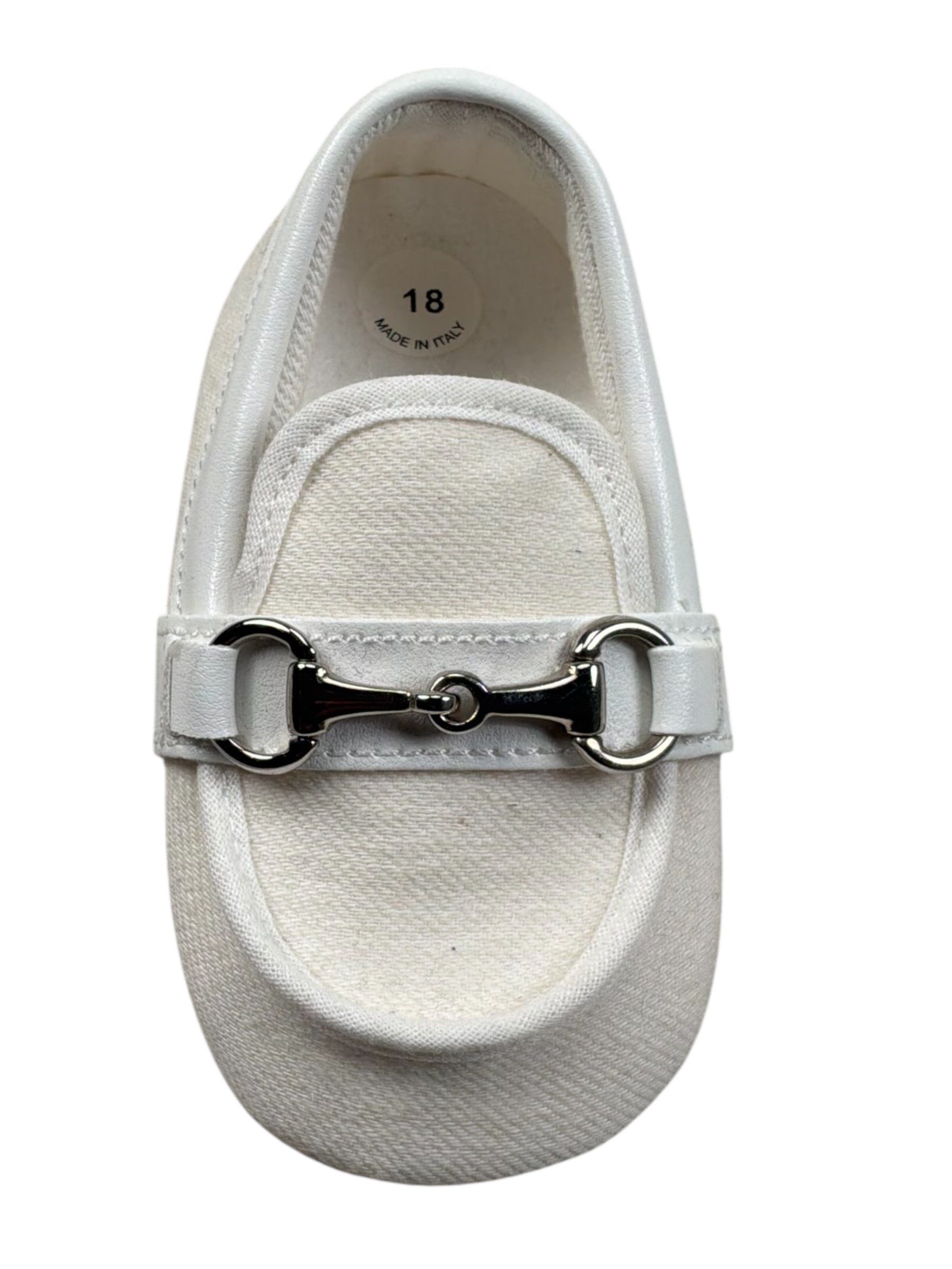 Le Bebe' Mocassino tinta unita con Applicazione Panna per Neonato LBB4591 PANNA LE BEBE' 