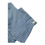 Le Bebe' Gilet Tinta Unita con Fantasia A Righe per Neonato LBB5359 BLU LE BEBE' 